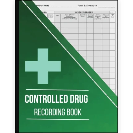 Controlled Drug Register - Paperback (100 pages)